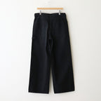 WIDE PAINTER PANTS #BLACK [M25B13PT01C]