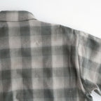 PLEATED-POCKET RICKY JACKET #GRAPHITE PLAID [261OJ-JK07]