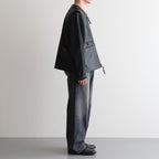 WORK VEST #BLACK [V-09-C-COW-4]