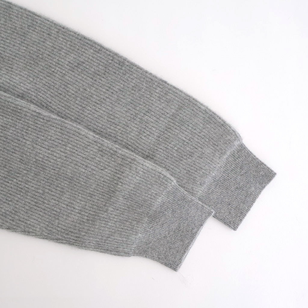 CASHMERE FOX POLO #GRAY [BN-25FM-055]