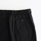 WIDE STRAIGHT TROUSERS #BLACK [A25C04PT03C]