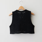 GRASSY RACE PETIT VEST #BLACK [BN-25SL-029]
