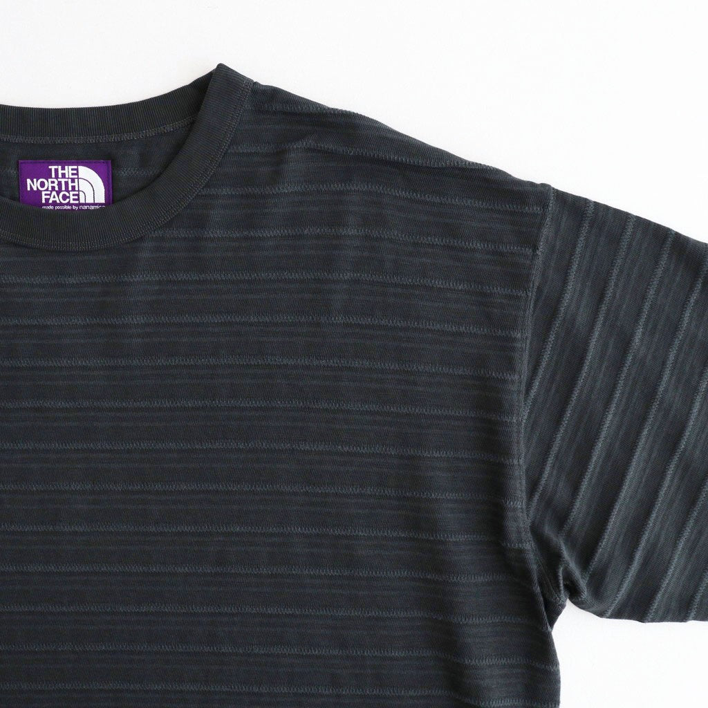 Garment Dyed Jacquard Field Tee #Asphalt Gray [N26SH039]