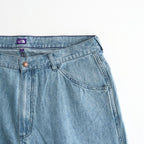 Linen Cotton Denim Field Pants #Indigo Bleach [N26FC029]
