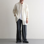 COTTON VOILE LAWN LONG SLEEVE SH #060 LIGHT YELLOW [17061 50081]