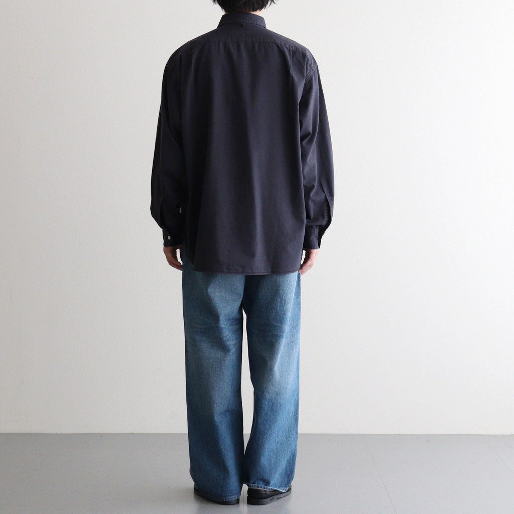 Garment Dyed Field Twill Shirt #Asphalt Gray [N26SG034]