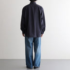 Garment Dyed Field Twill Shirt #Asphalt Gray [N26SG034]