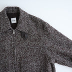 LOOP TWEED SEAM POCKET BLOUSON #HERRINGBONE LOOP TWEED [26W-BIS-JK26H]