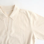 Co/Silk Nep Skipper Cropped Sleeve #Ivory [BHS26S029]