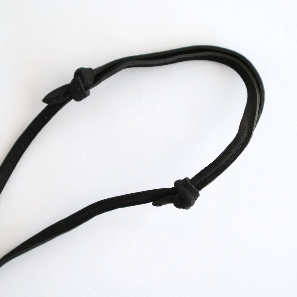 DRAWSTRING BAG #BLACK [BG-32-C-NUBCK-4]