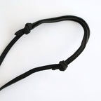 DRAWSTRING BAG #BLACK [BG-32-C-NUBCK-4]