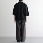 Co/Silk Nep Skipper Cropped Sleeve #Black [BHS26S029]