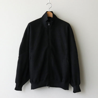 Pe/silk Fleece Track Jacket #HeatherBlack [BHS24F029]