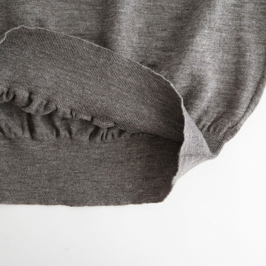 CHOMA CREW NECK #GREIGE [BN-26SL-039]