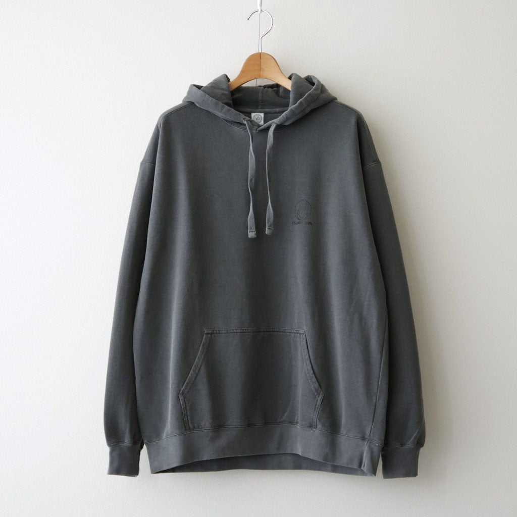 1984 PRINT PIGMENT HOODIE #CHARCOAL [DNA26T04]