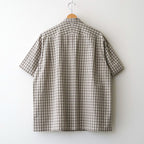 Organic Cotton Rambling Check Shirts #Beige check [6061-1601]