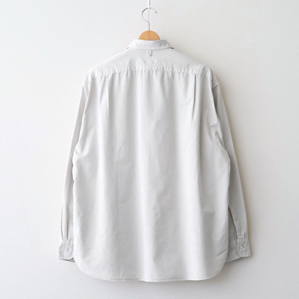 Garment Dyed Field Twill Shirt #Stone [N26SG034]