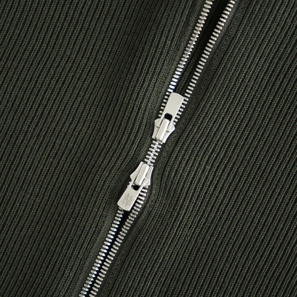 HARD TWIST WOOLRIB DRIVERS KNIT #FOREST [BN-26FM-033]