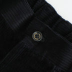 CLASSIC FIT DOUBLE PLEATED TROUSERS #BLACK [A25C13PT02C]