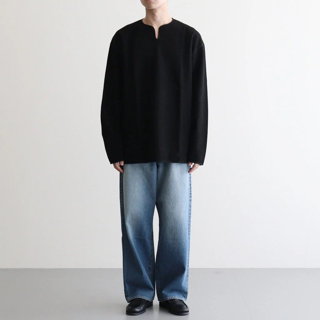 Rough&Smooth Thermal Over-neck L/S #Black [bROOTS24F30F26]