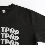 BRITPOP Print Tee WIDE #InkBlack×Ivory-PT [bROOTS25S34A]