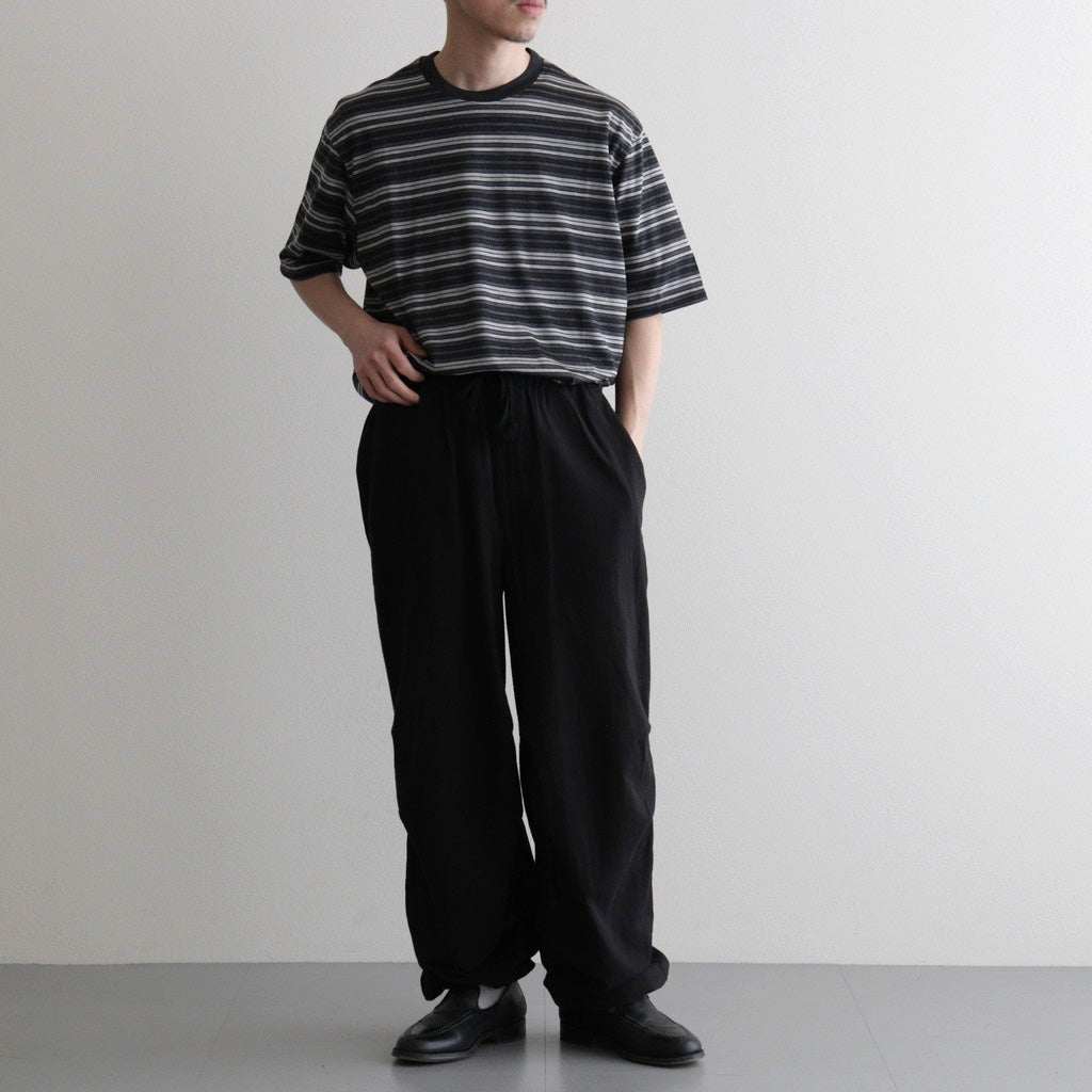 KNEE TUCK PANTS #BLACK [M26A16PT01C] - Diffusion 三重県四日市市の