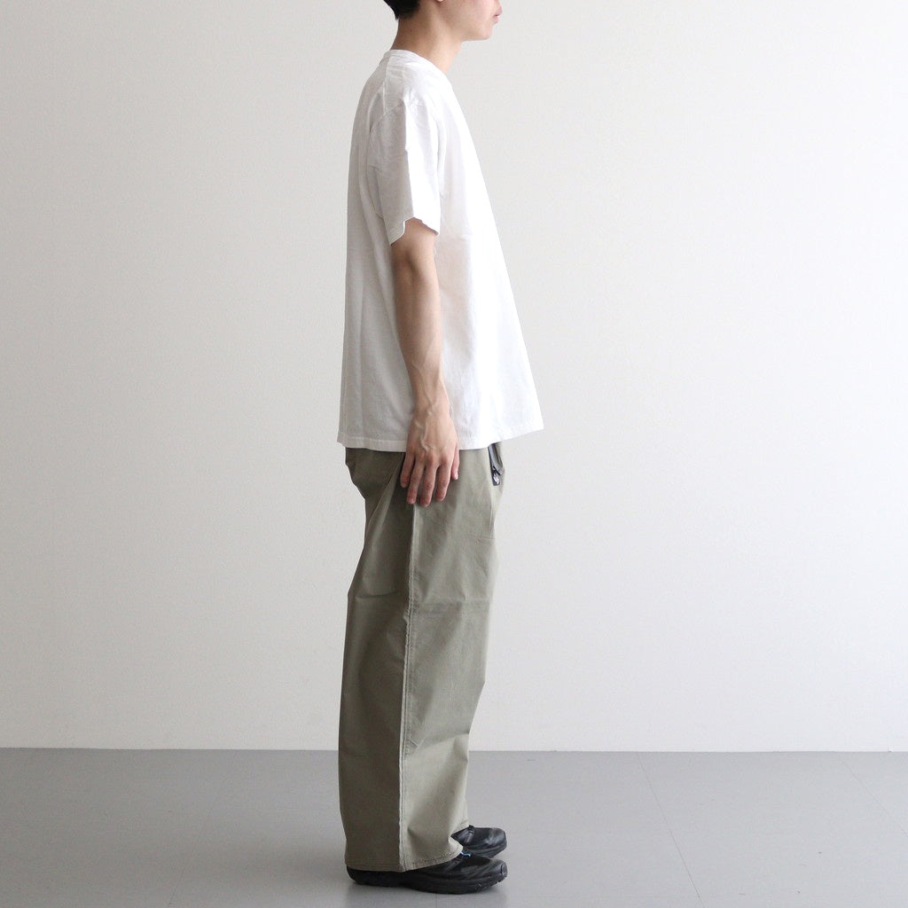 7oz Pocket Tee #Off White X Purple [N25SI102]