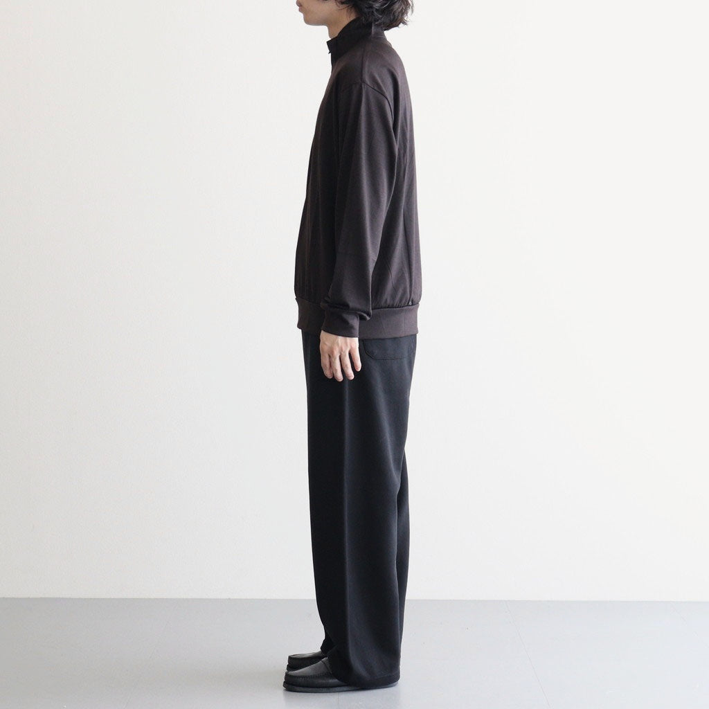 HALF-ZIP STAND #DARK BROWN [M26C15CS02C]