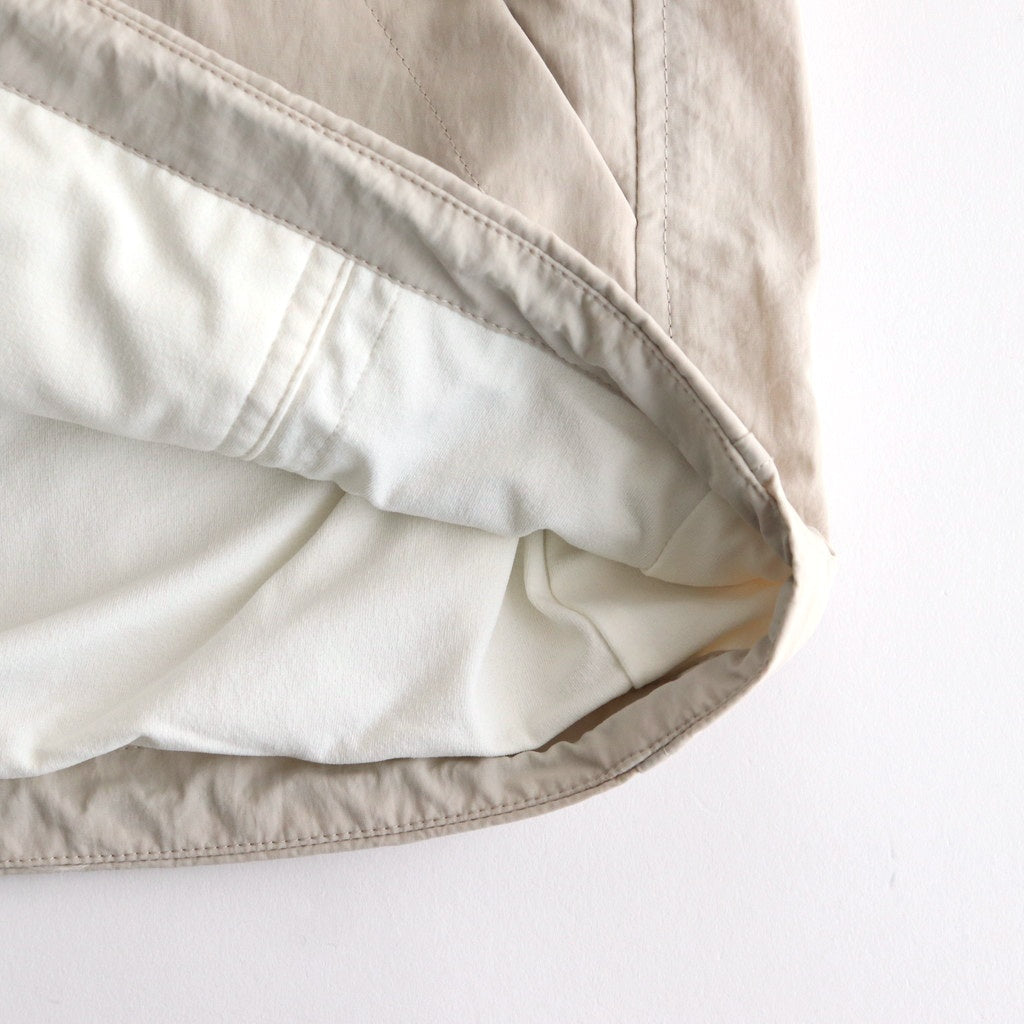 Reversible Hooded Jacket #Sand Beige [S25SA002]