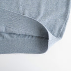 REVIVAL SILK CREW NECK #GRAYISH SAX [BN-26SM-041]