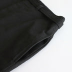 Cotton Serge Belted Skirt #InkBlack [BHSW25F7]