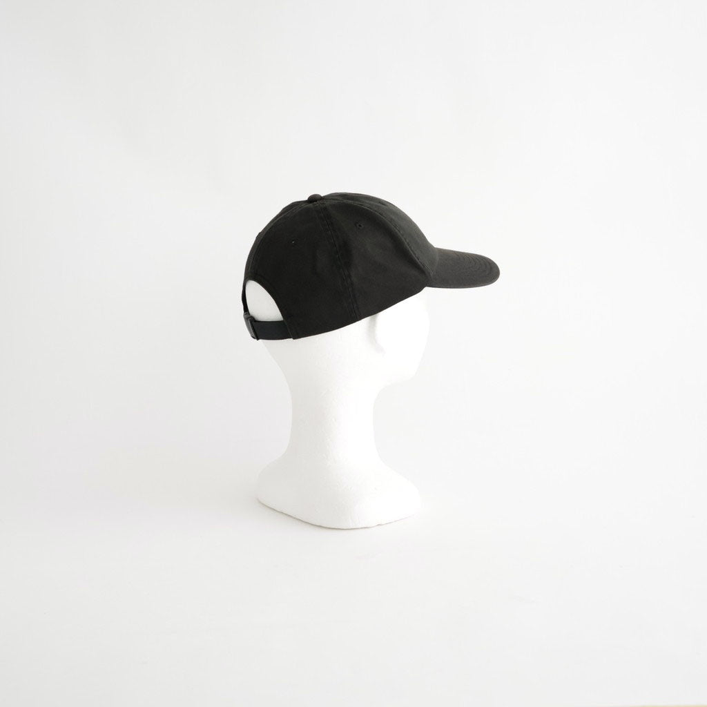 Washed Chino Cap #Black [S26FP067]