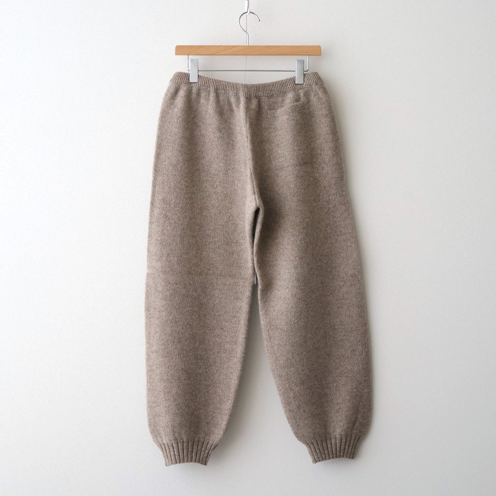 Yak felted sweat pants #BEIGE×BEIGE [NEP-AW2302]