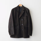 DOUBLE BREASTED JKT #BROWN [SH-62-C-NUBCK-4]