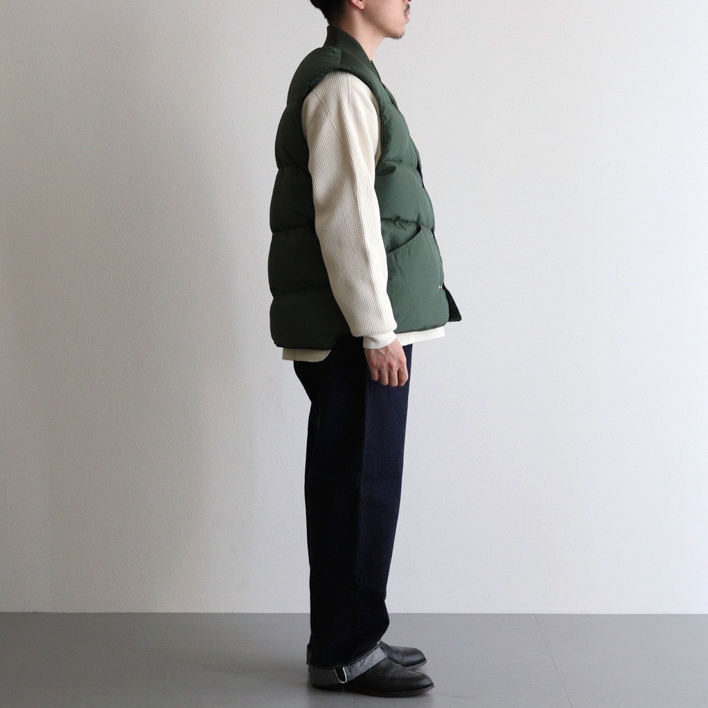 MOUNTAINEER DOWN VEST #FOREST [PMAS-VT03]