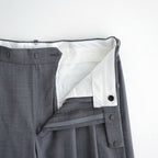 DOUBLE PLEATED BUGGY TROUSERS #GRAY [M26C06PT01C]