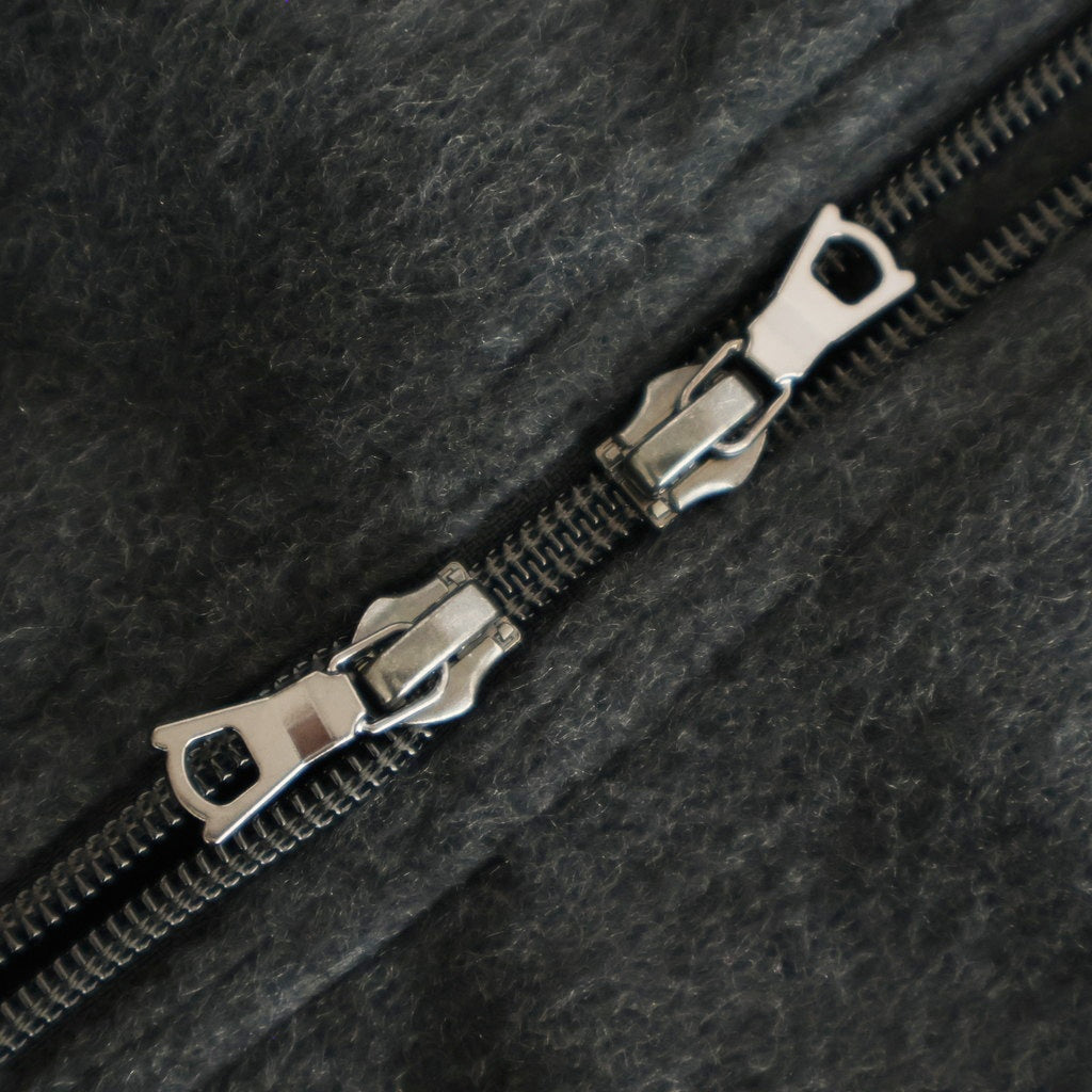 Pe/Silk Fleece Track Jacket #HeatherBlack [BHS24F029F25]