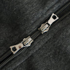 Pe/Silk Fleece Track Jacket #HeatherBlack [BHS24F029F25]