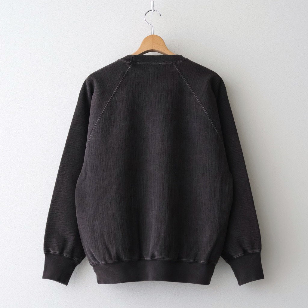 JUMBERCA URAKE FADE COLOR CREW NECK #FADE BROWN [BN-26SM-011]