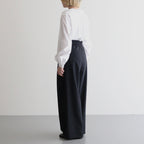 BOURRIENNE COTTON TYPEWRITER RUFFLE BL / NAMI #WHITE [16851 50110]