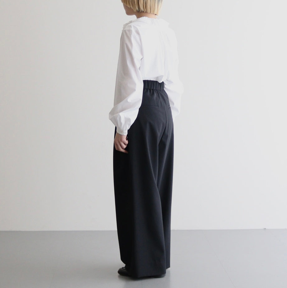 BOURRIENNE COTTON TYPEWRITER RUFFLE BL / NAMI #WHITE [16851 50110]