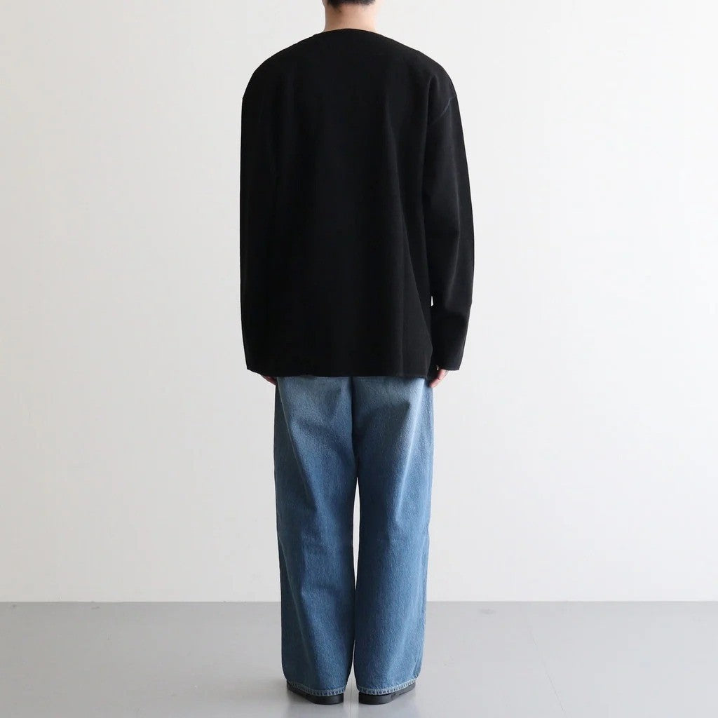 Rough&Smooth Thermal Over-neck L/S #Black [bROOTS24F30F26]