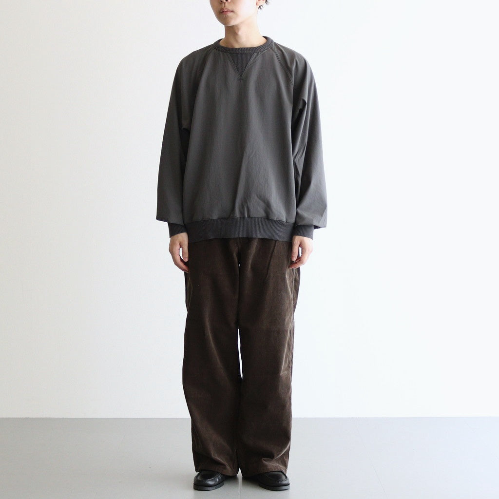 ALPHADRY Crewneck Jumper #Asphalt Gray [N25FA006]