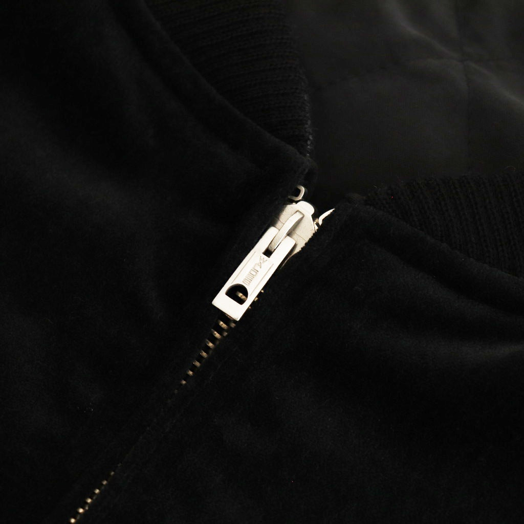 FADED VELVET SOUVENIR JACKET #GRAPHITE [242OJ-JK15]