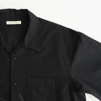 SILK NEP CLOTH SOUVENIR SHIRTS (Short-sleeve) #ONYX [251OJ-SH14]