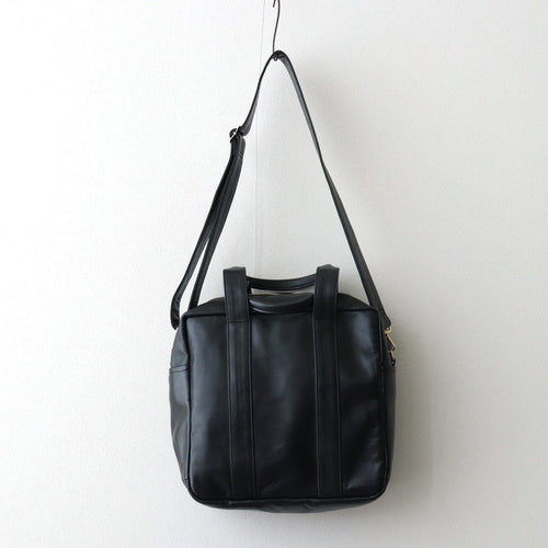 FLIGHT BAG M #BLACK [BG-49-C-COW-5]