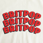 BRITPOP Print Tee WIDE #White×Red-PT [bROOTS25S34A]