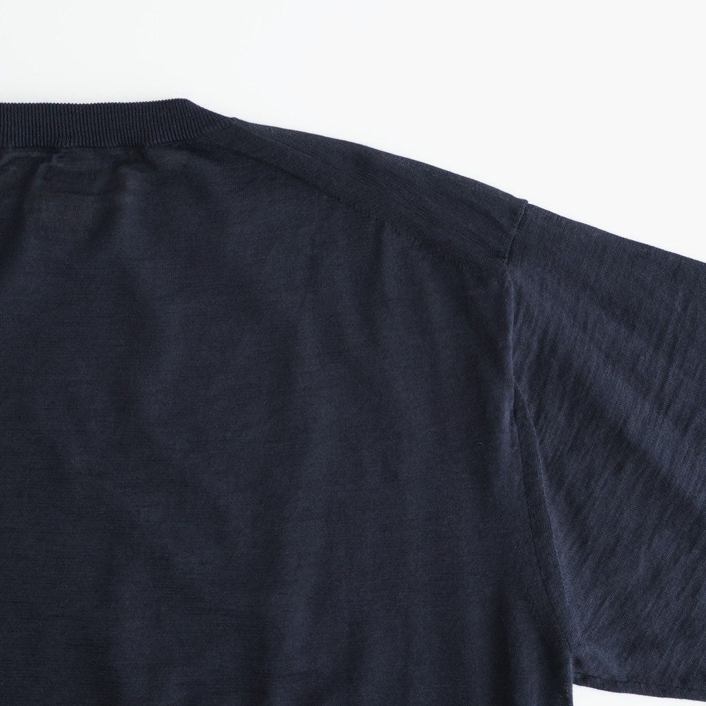 CHOMA CREW NECK #NAVY [BN-26SM-058]