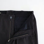 FRONT TUCK ARMY TROUSER #BLACK [252OJ-PT07]