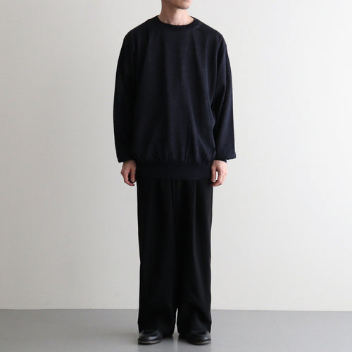 CHOMA CREW NECK #NAVY [BN-26SM-058]